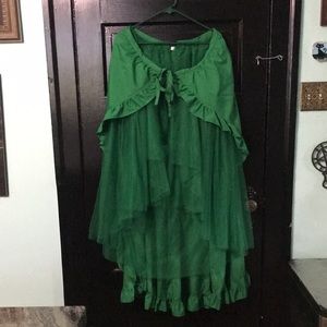 Steampunk bustle skirt